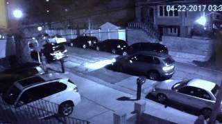 Surveillance video: Crew arrives in SUV, targets parked cars on Staten Island