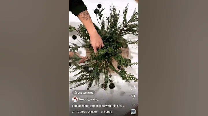 Styling a new vase from Kathy Kuo for the holidays!