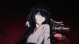 Erika - I Don't Know 「AMV VIBE」 4K