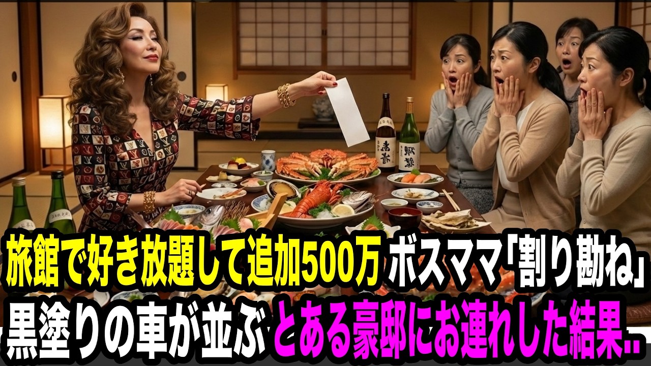 ヤクザ妻｢500万割り勘ねw」好き放題追加するボスママ→私「姉に相談しますね」→大姐宅を訪れたママ友夫婦の末路【スカッとする話】 YAKUZA