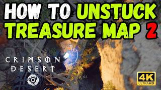 Crimson Desert Treasure Map Piece 2 Stuck in Sarcophagus? DO THIS ✨ 4K 60FPS #crimsondesert