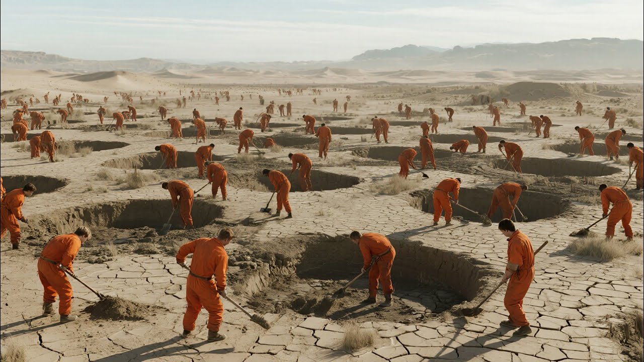 سجن في الصحرا بدون اسوار ولا حراسة وشغل حفر مبيخلصش ومحدش يقدر يهرب منه ابدا  