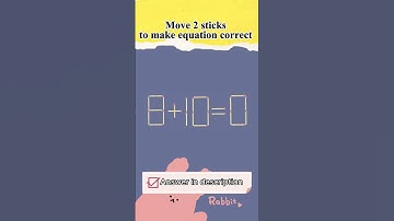Мatchstick puzzle №467 Move 2 sticks to make equation correct