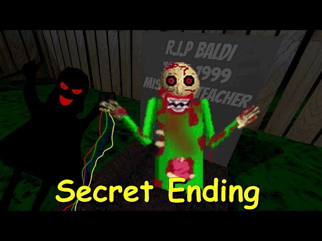 Secret Ending | Baldi's Basics Trap out of control class=