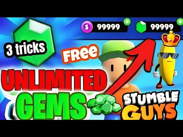 🤑 NOVO BUG PARA TER GEMAS INFINITAS GRÁTIS NO STUMBLE GUYS 0.44