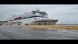 Brittany Ferries Galicia Santander to Portsmouth Jan 2023 Storm Gerard #bayofbiscay #brittanyferries