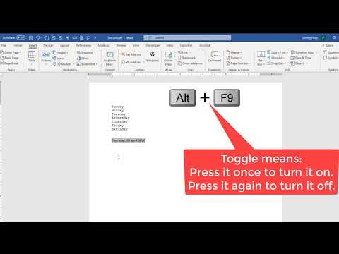 Inserting Objects in Microsoft Word Documents