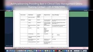 Development SAS CDM Course Online Training