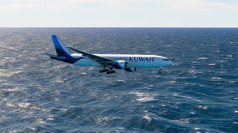 Airplane Emergency Landing in the open sea EP439