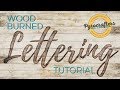 How to wood burn letters by pyrocrafters