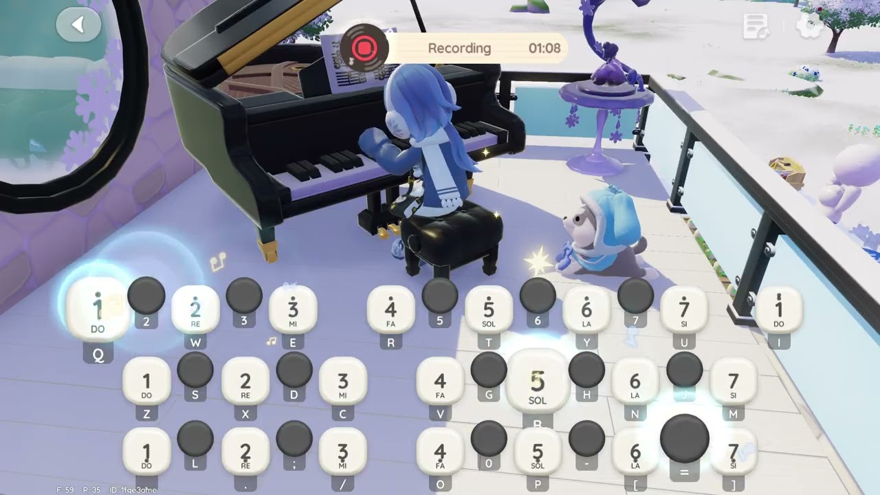 Columbina's Lullaby (Genshin Impact) | Heartopia Piano