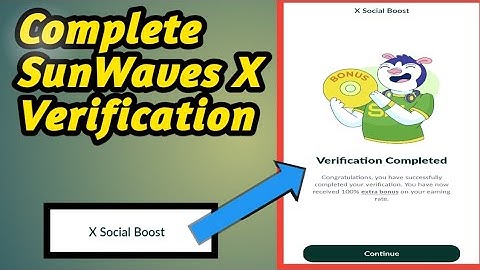 How to Complete SunWaves X Twitter verification? | Get SunWaves X Verification