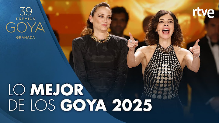 MEJORES MOMENTOS de los PREMIOS GOYA 2025