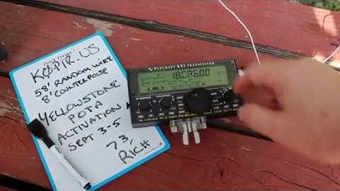 POTA QRP KX2 Antenna Test and Activation Scheduled 2018