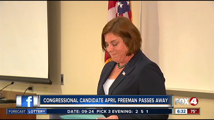 Democratic candidate for 17th District, April Free...