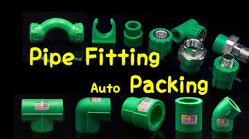 High speed pipe fitting packing machine for pipe fitting counting