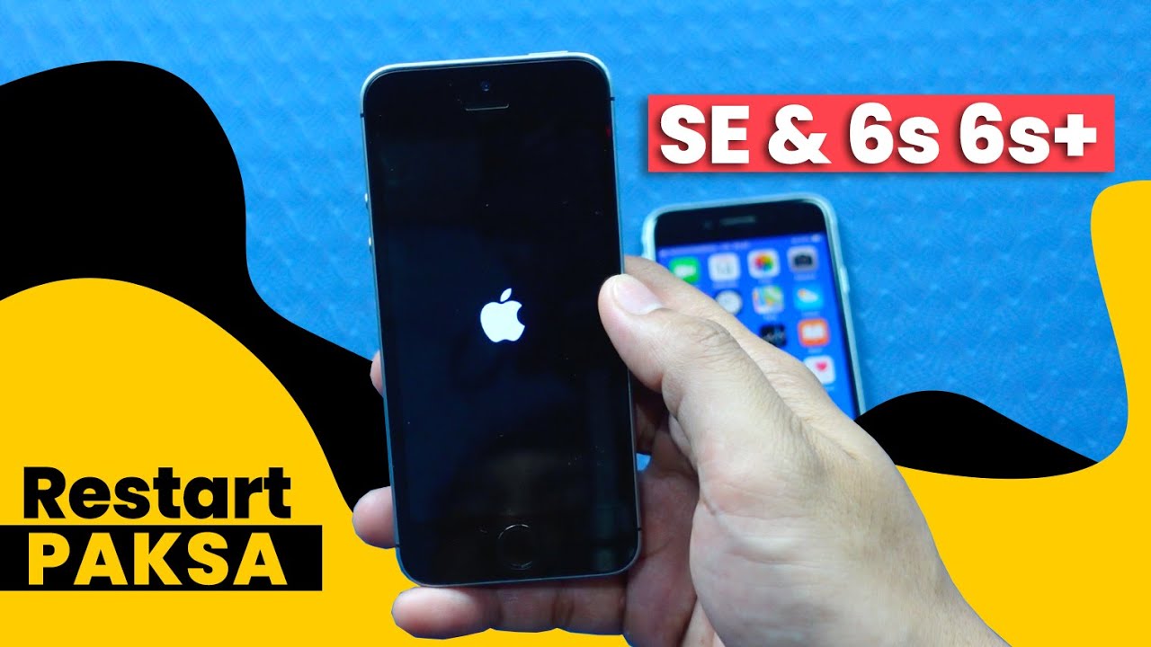 Cara Restart Paksa iPhone 6s & iPhone SE 2016… 
