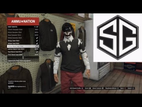 GTA 5 Online Best T-shirt Glitch Cool Invisible No Arms Modded Outfit (SG)