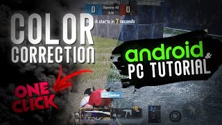 Colour Correction / Filter in Just One Click | Android & PC Tutorial | PUBG Mobile Montage | Zoom screenshot 5