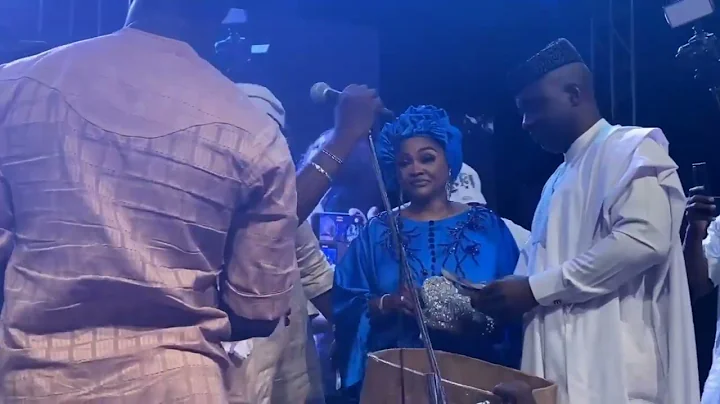 FEMI ADEBAYO, IBRAHIM CHATTA, TOYIN ABRAHAM STORM FAITHIA BALOGUN'S BIRTHDAY WITH K1 DE ULTIMATE