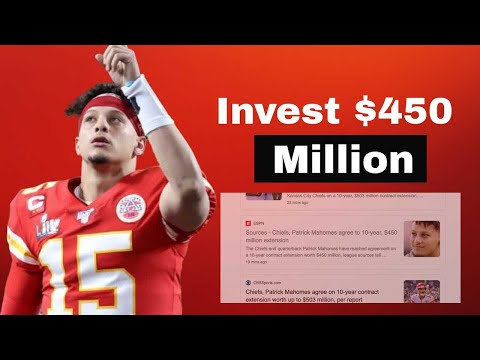 Видео: Patrick Mahomes How To Invest $450 Million