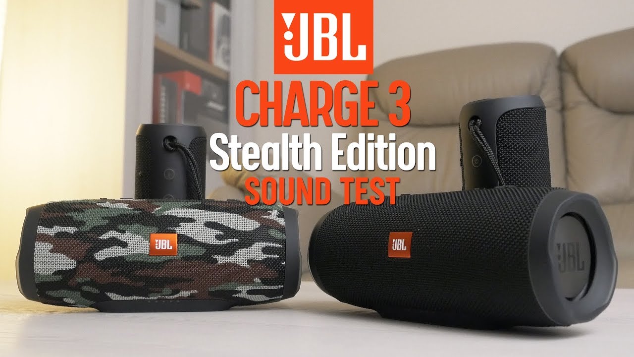 Modsatte kom videre praktiseret JBL Charge 3 Stealth Edition vs JBL Charge 3 - sound comparison HQ - YouTube