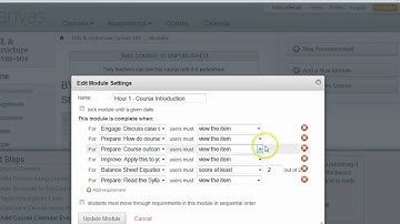BYU-H Framework For Student Learning - Must Achieve Certain Quiz Score