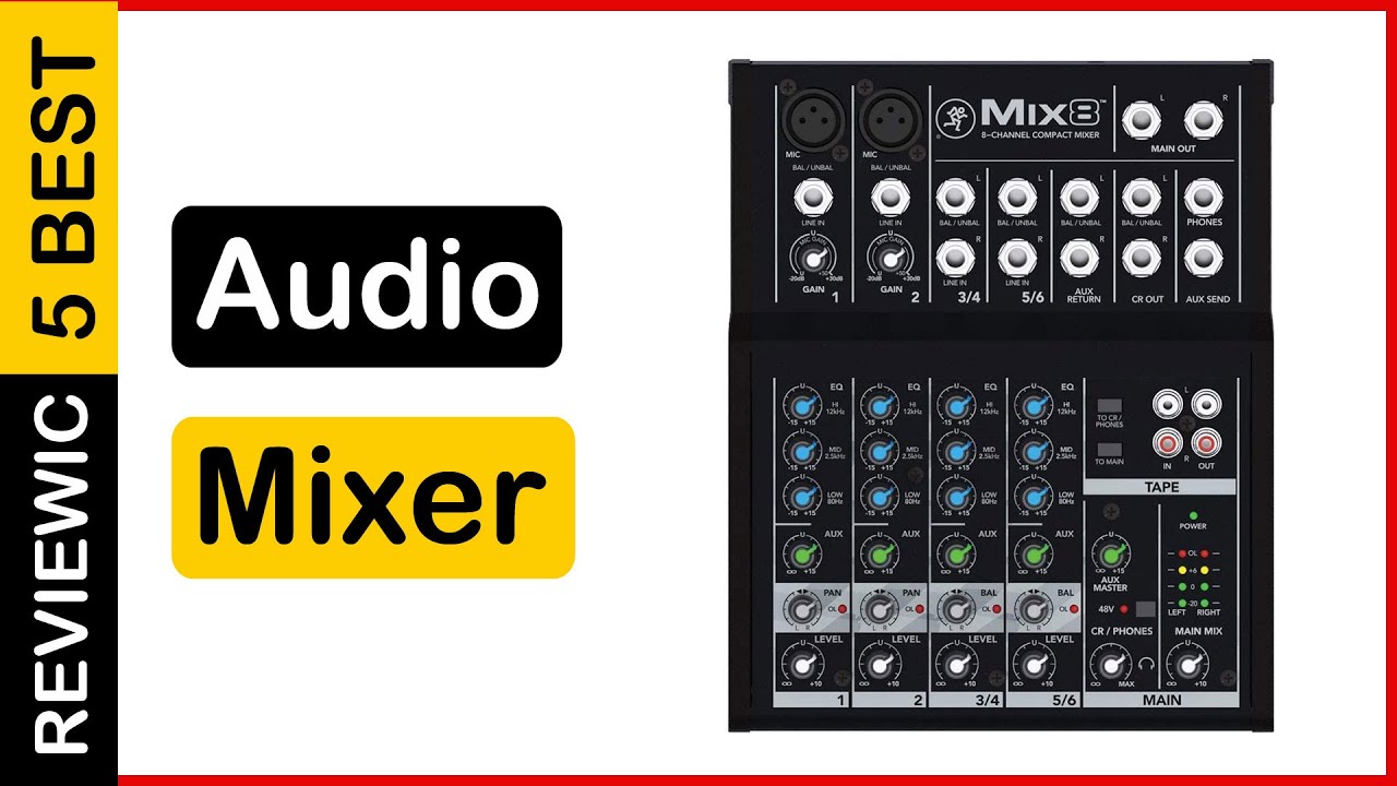 Best Portable Audio Mixer In 2023 💝 Top 5 Tested & Buying Guide - YouTube