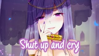 【Nightcore】→ Shut Up And Cry || Lyrics Resimi