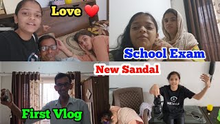 Papa Ka First Vlog | School Exam | New Sandal | @mukeem03