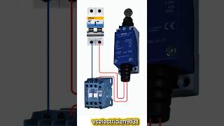 limit switch and contactor setup || limit switch with contactor wiring #iti #contactors #iti  #new