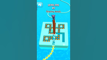 STACKY DUSH (LEVEL 306) TOP MOBILE GAME!! ANDROID STACKY DUSH UPLOADED! #games #stackydash #gameplay