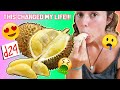 Trying DURIAN for the First Time | Reactions