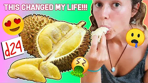 Trying DURIAN for the First Time | Reactions