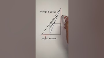 Geometry problem: Solving area of shadow #geometry #area #shorts