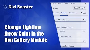Change Lightbox Arrow Color in the Divi Gallery Module