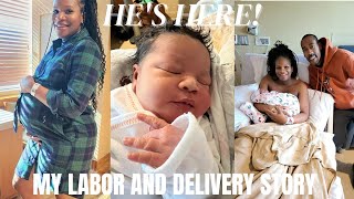 My Labor &amp; Delivery Birth Story | Induced At 39 Weeks | Positive Pregnancy Journey At 39 Years Old