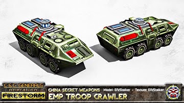 China Secret Weapon vs USA High Tech (MOD OPERATION FIRESTORM) C&C Generals Zero Hour