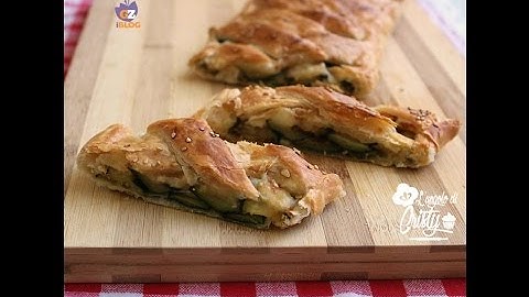 STRUDEL SALATO CON PARMIGIANA DI ZUCCHINE