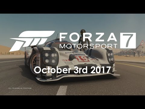 Forza Motorsport 7 - XBOX One X - E3 2017 - 4K Announce Trailer