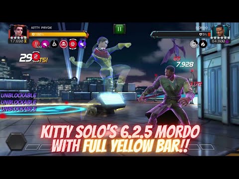 KITTY SOLO’S 6.2.5 MORDO BOSS WITH FULL YELLOW BAR!!