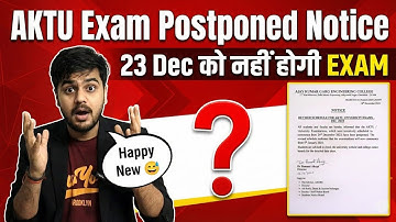 🛑AKTU Big News 🚨Notice | AKTU Odd Sem Exam ? External Practical Exam ? 😳