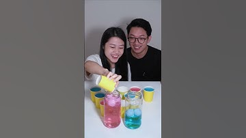 Ai đầy ly trước hài hước cặp đôi | #shorts #funnychallenge #gamecapdoi #thuthachvuinhon #challenge