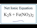 Net Ionic Equations and Spectator Ions
