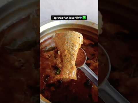 Tag that meen kulambu lover🍲✅😋#food #shortsfeed#ytshorts #shorts#viralvideo#fish#sunday#seafood