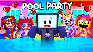 One Boy TRAPPED in GIRLS ONLY POOL PARTY!