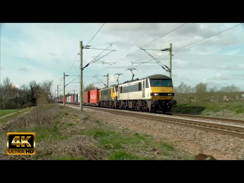 Freightliner Class 90 Pairs take over on Services to the Felixstowe Docks