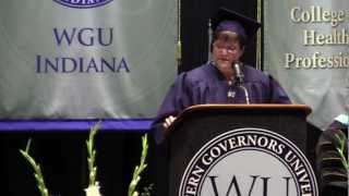 WGU Indiana Commencement 2012 - Elizabeth Hauser, Student Speaker