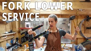 Lowers service on a Fox fork | Syd Fixes Bikes