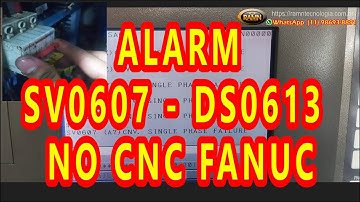 ALARM SV0607 - SINGLE PHASE FAILURE